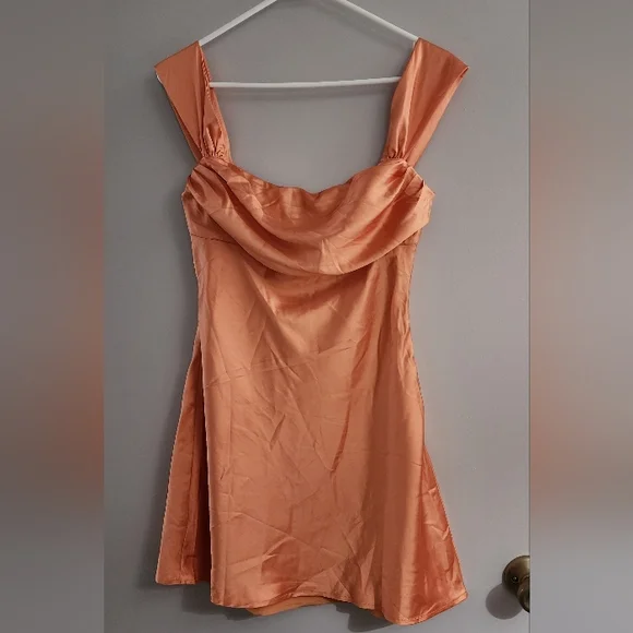 NWT Princess Polly Vibrant Orange Dress - Picture 1 of 5